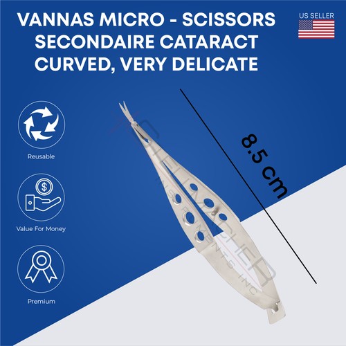 Vannas micro surgical scissors - vannas,